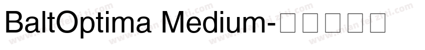 BaltOptima Medium字体转换